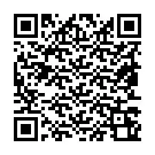 QR-code voor telefoonnummer +19853260029