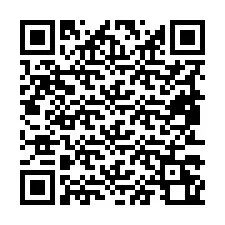 Código QR para número de teléfono +19853260063