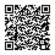 QR-code voor telefoonnummer +19853260081