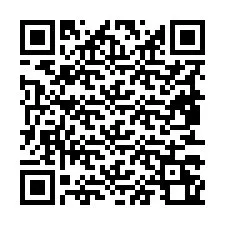 QR-code voor telefoonnummer +19853260082