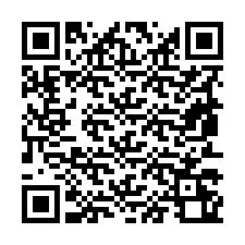 QR-code voor telefoonnummer +19853260145