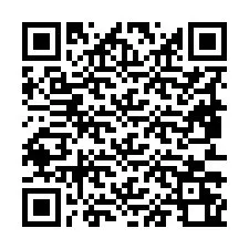 Código QR para número de telefone +19853260302