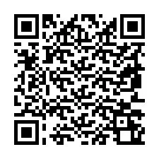 QR-code voor telefoonnummer +19853260304