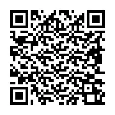 Código QR para número de teléfono +19853260322