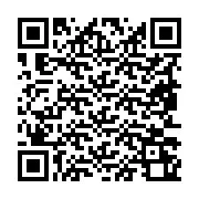 Código QR para número de telefone +19853260326