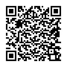 QR-code voor telefoonnummer +19853260329