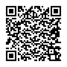 Código QR para número de telefone +19853260433