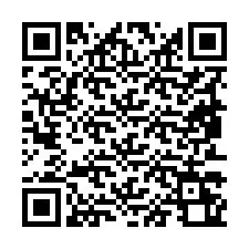 Codice QR per il numero di telefono +19853260456