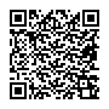 Código QR para número de teléfono +19853260467