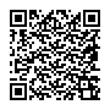 Kode QR untuk nomor Telepon +19853260468