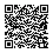 QR-koodi puhelinnumerolle +19853260485