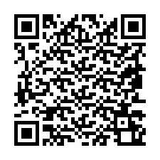 Código QR para número de telefone +19853260558