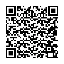 QR Code pour le numéro de téléphone +19853260599