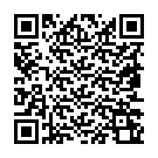 QR-code voor telefoonnummer +19853260688