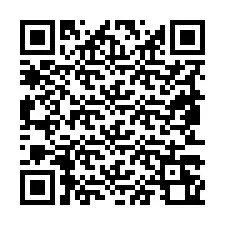 Codice QR per il numero di telefono +19853260828