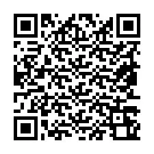 Código QR para número de teléfono +19853260839