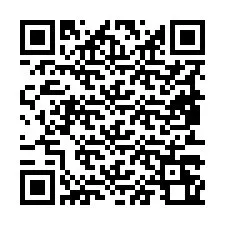 QR Code pour le numéro de téléphone +19853260846