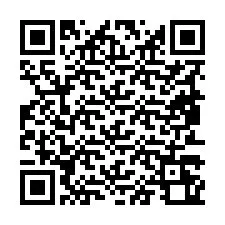 Kode QR untuk nomor Telepon +19853260856