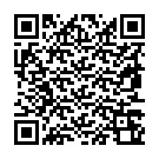 Kode QR untuk nomor Telepon +19853260880