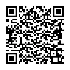 Codice QR per il numero di telefono +19853260906