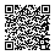 Codice QR per il numero di telefono +19853260924