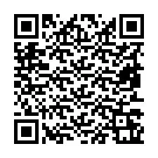 Codice QR per il numero di telefono +19853261047