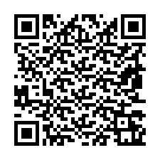 QR kód a telefonszámhoz +19853261095