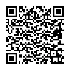 Código QR para número de teléfono +19853261107