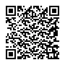 QR-code voor telefoonnummer +19853261110