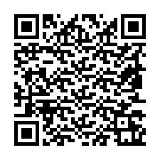 QR kód a telefonszámhoz +19853261189