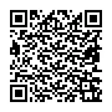 Código QR para número de telefone +19853261207