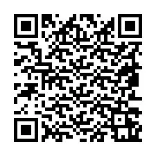 Código QR para número de teléfono +19853261258