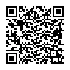 Código QR para número de telefone +19853261277