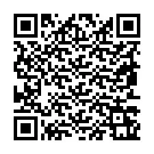 QR Code pour le numéro de téléphone +19853261414