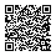 QR-код для номера телефона +19853261416