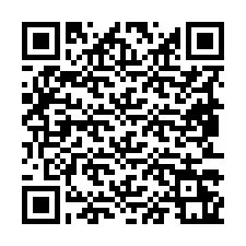 Código QR para número de teléfono +19853261426