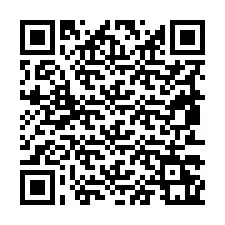 Código QR para número de telefone +19853261450