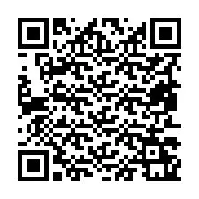 Código QR para número de telefone +19853261457