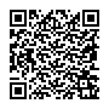 QR-code voor telefoonnummer +19853261744