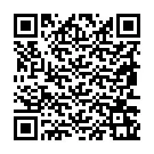 QR-code voor telefoonnummer +19853261754