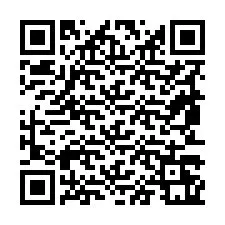 Código QR para número de teléfono +19853261821