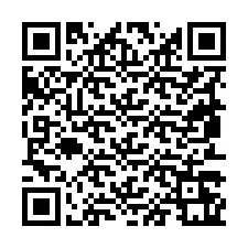 Código QR para número de telefone +19853261844