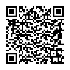 Codice QR per il numero di telefono +19853261871