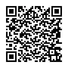 QR-koodi puhelinnumerolle +19853261954