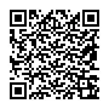 Kod QR dla numeru telefonu +19853262031