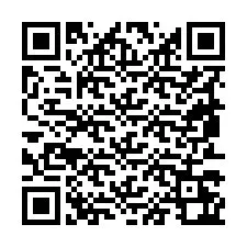 Código QR para número de teléfono +19853262054