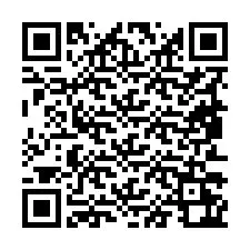 Código QR para número de teléfono +19853262256