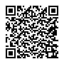 QR-code voor telefoonnummer +19853262299