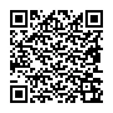 QR-code voor telefoonnummer +19853262342