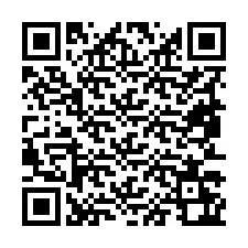 Código QR para número de telefone +19853262523